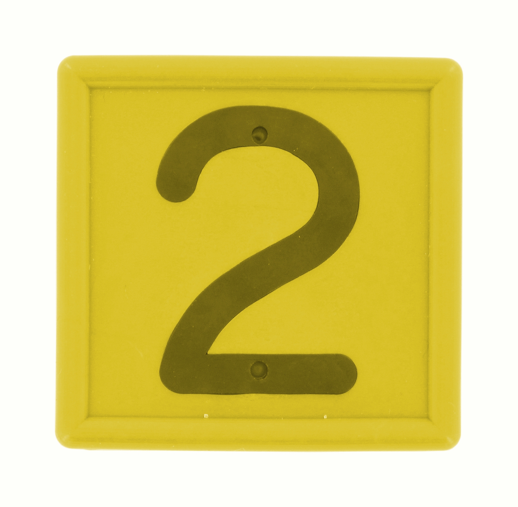 Nummer 2 für Markierungsband, 1-teilig